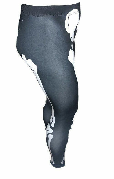 Pumpkins & Potions Black Skelton Leggings (Size: L) 190415587316