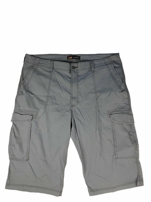 Lee Lightweight Stretch Cargo Men's Shorts Gray (Big & Tall: 42 X 14.5)