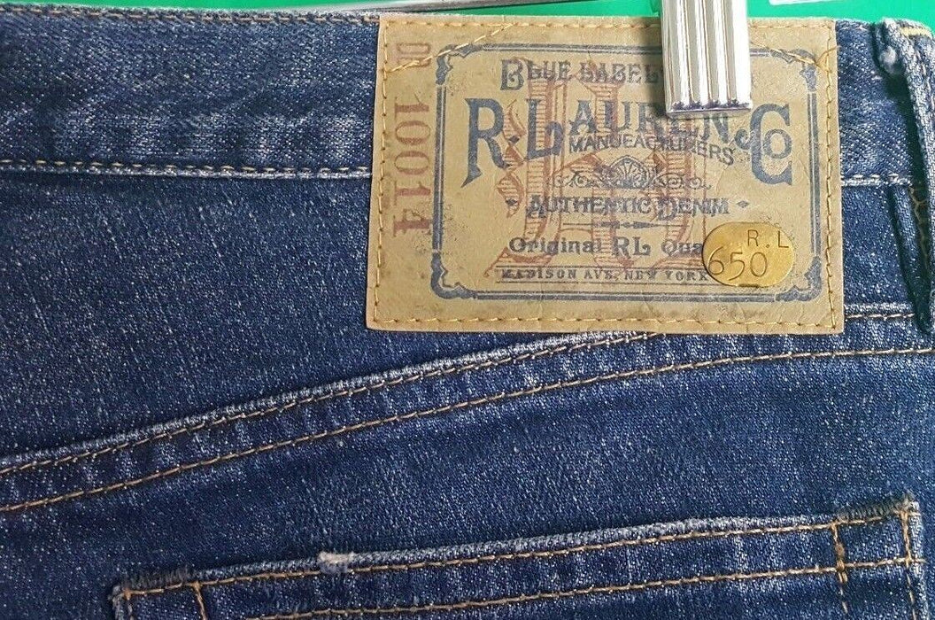 Women's Polo Ralph Lauren "Stretch" Button Fly R.L 650 Jeans  (Size: 29 X 29)