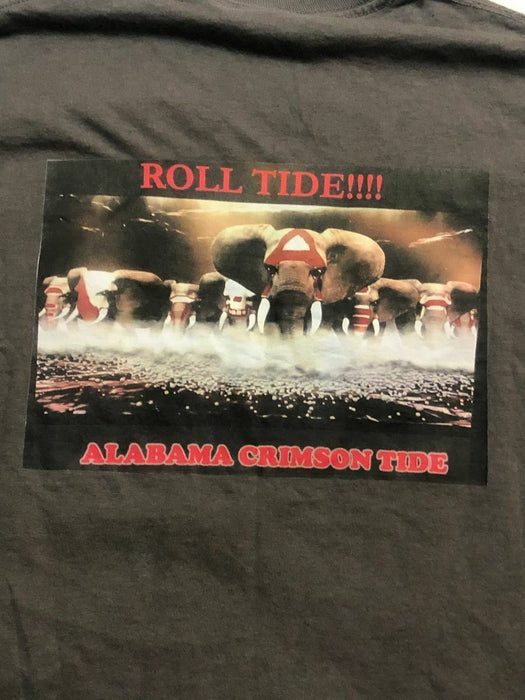 Alabama University Roll Tide Grey/Red Fan Wear Shirt Men's (Size: M)