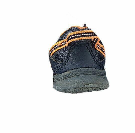 Cat & Jack Classic Blue/Orange Open Side Shoes Toddler Boys (Size: M/7-8)