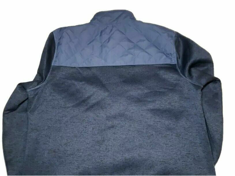 St. John's Bay Men Wind Block Fleece Water Proof Jacket Blue (Size: Small) NWT