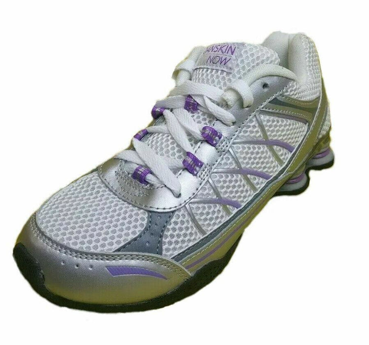 Danskin Now Lightweight Performance White Shox Running Shoes Women's (Size: 7.5)