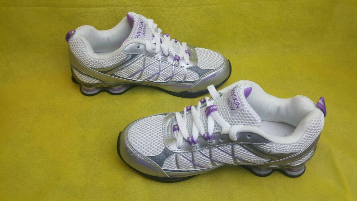 Danskin Now Lightweight Performance White Shox Running Shoes Women's (Size: 7.5)