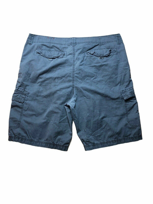 Unionbay Survivor 100% Cotton Grey Cargo Shorts Men's (Big & Tall Size: 40 x 11)