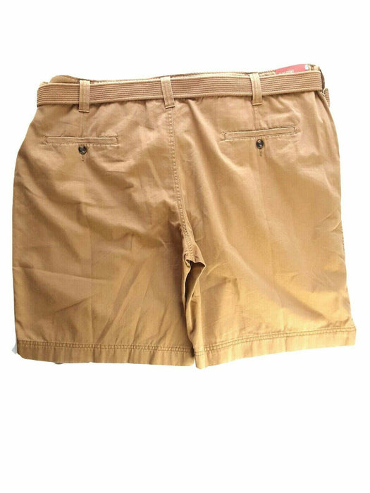 Mossimo Supply Utility Belted Flat Front Shorts Khaki (Big & Tall: 50 X 10)