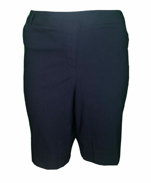 Prescott New York Navy Blue Pull On Shorts (Size: 32W)