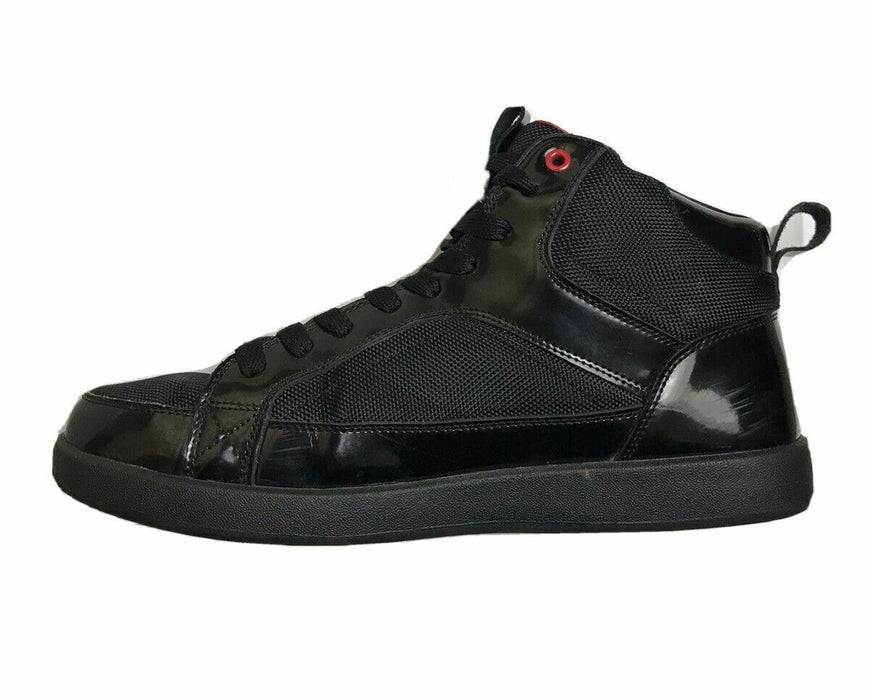 Cadillac AERO Emblem Hi Tops Leather RED BOTTOM Shoes Men's (Size: 10) 916449Z25