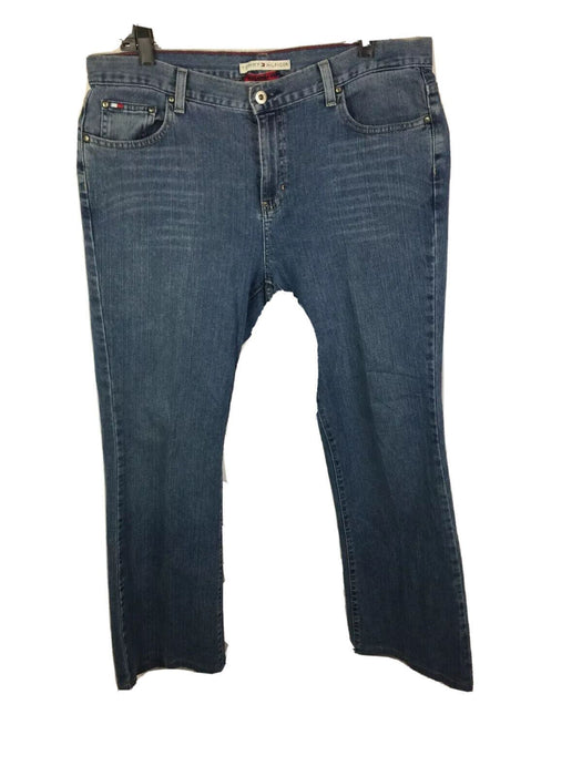 Tommy Hilfiger | Low Rise Flare Stretch Light Wash Blue Jeans (Size: 14)