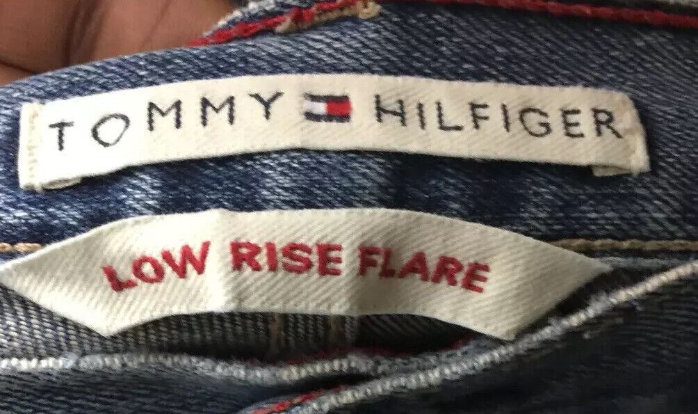 Tommy Hilfiger | Low Rise Flare Stretch Light Wash Blue Jeans (Size: 14)