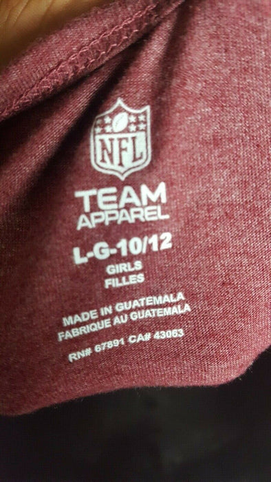 Washington Redskins NFL Girls Youth Scoop Neck T-shirt (Size: L 10/12)