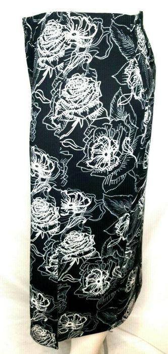 Avenue Plus Size | Black Floral Skirt (Size: 22/24)