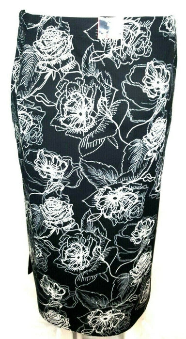 Avenue Plus Size | Black Floral Skirt (Size: 22/24)