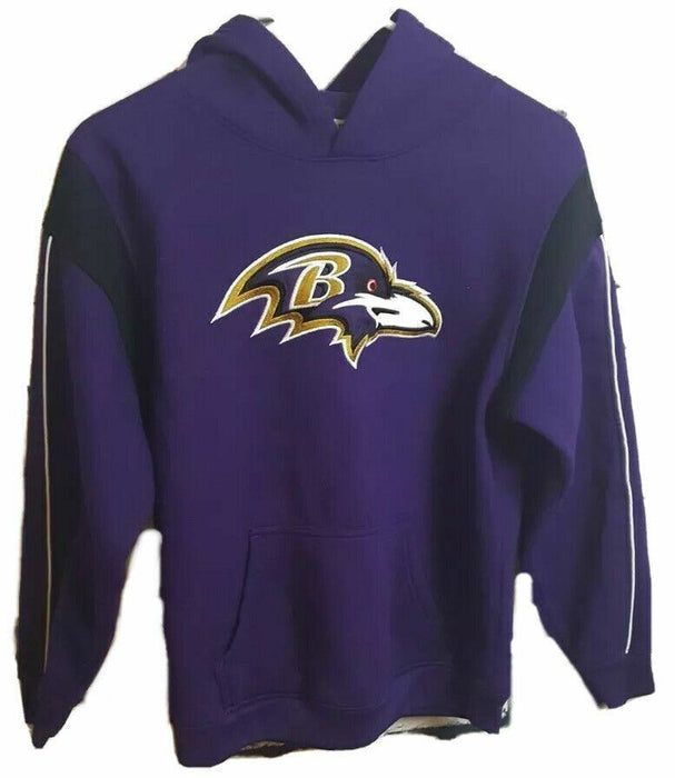 Baltimore Ravens  Embroidered Sweater w/ Hood Kanagroo pockets (Size: 12/14)