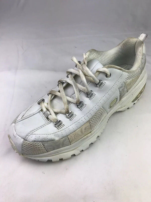 Skechers Premium Non-Slip White Walking Casual Shoes Women's (Size: 11) 11415