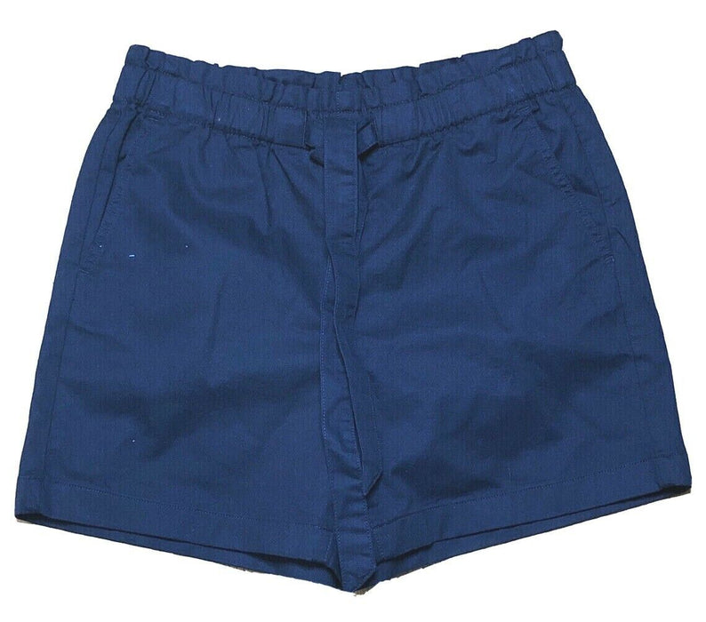 J.Crew | Elastic Waist Drawstring Stretch Women Shorts | Navy Blue (Size: 2)