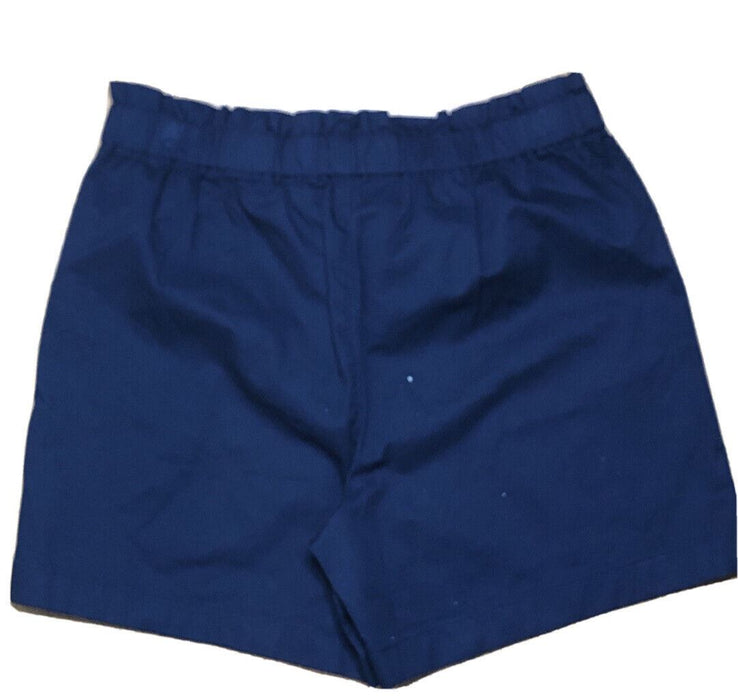 J.Crew | Elastic Waist Drawstring Stretch Women Shorts | Navy Blue (Size: 2)