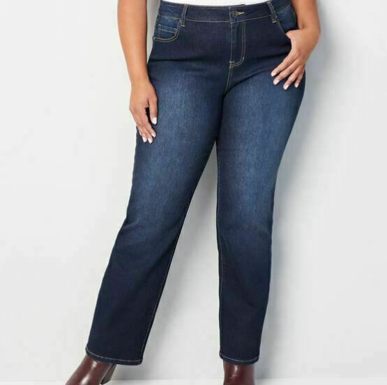 Avenue 1432 Blue Plus Bootcut Denim Jeans