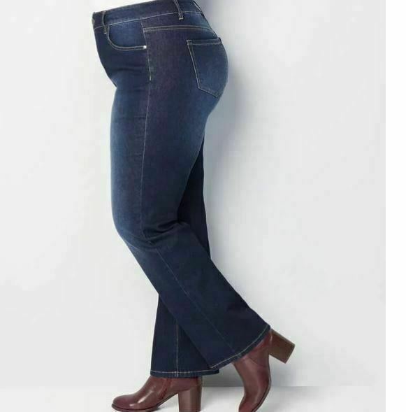 Avenue 1432 Blue Plus Bootcut Denim Jeans