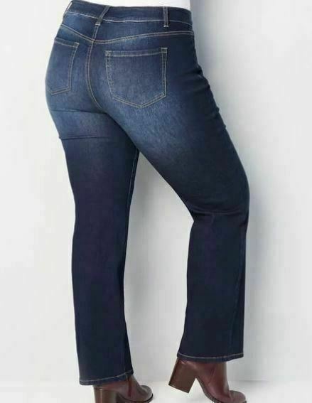 Avenue 1432 Blue Plus Bootcut Denim Jeans