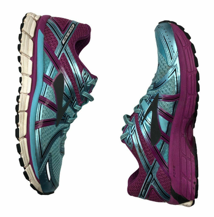 Brooks Adrenaline GTS 17 Blue/Purple Running Shoes Women (Size: 10) 1202311B489