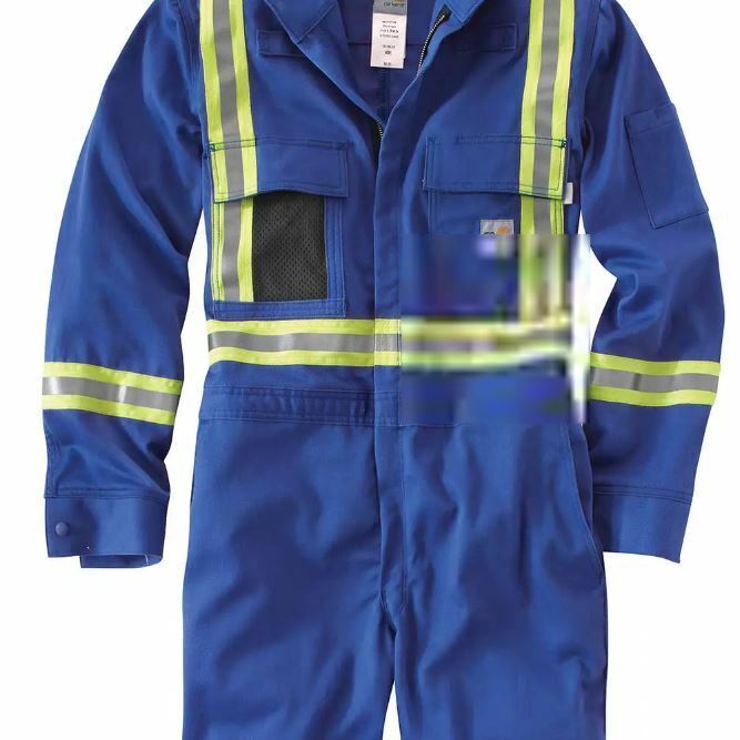 Carhartt Flame-Resistant Striped Coveralls Unlined (Big & Tall: 60 Short)