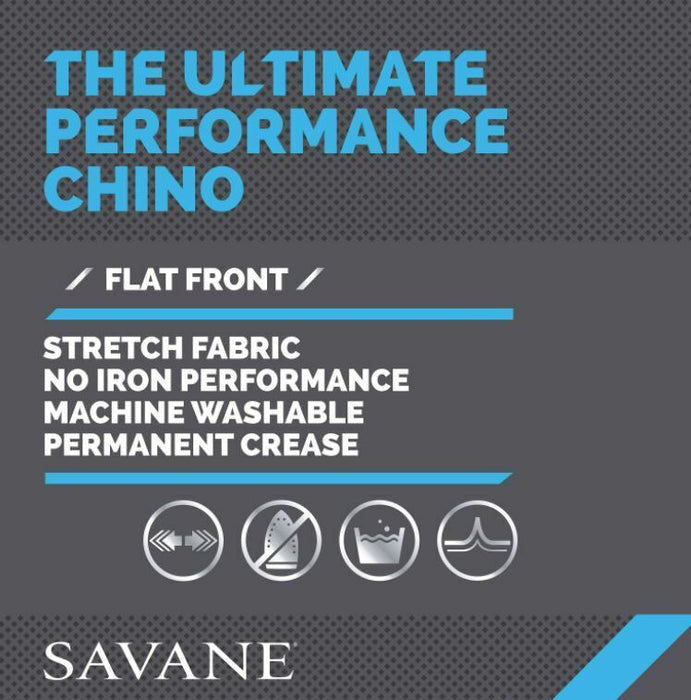 Savane Ultimate Performance Stretch Flat Chino Pants Men (Big & Tall: 42-52)