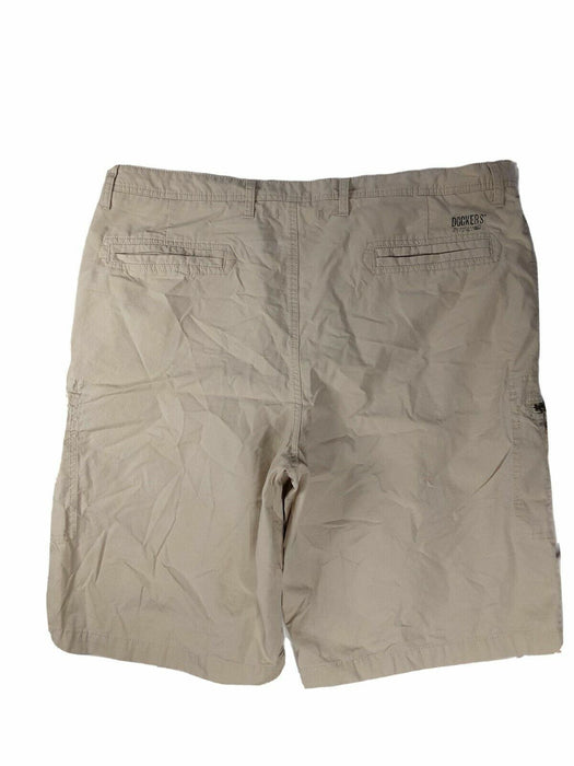 Dockers Ripstop Relaxed Fit Cargo Shorts Men's Beige (Big & Tall 44 X 11.5)