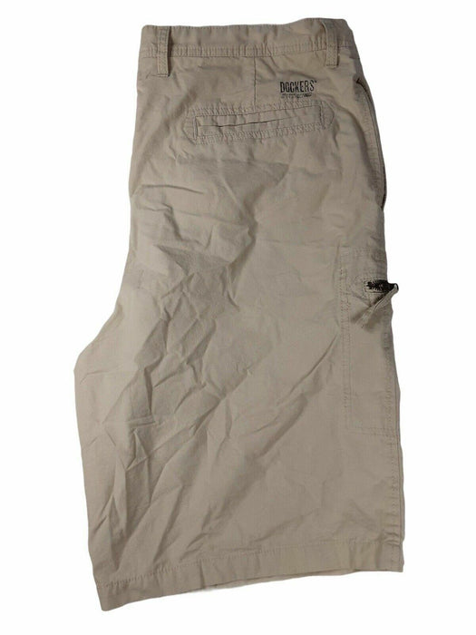 Dockers Ripstop Relaxed Fit Cargo Shorts Men's Beige (Big & Tall 44 X 11.5)