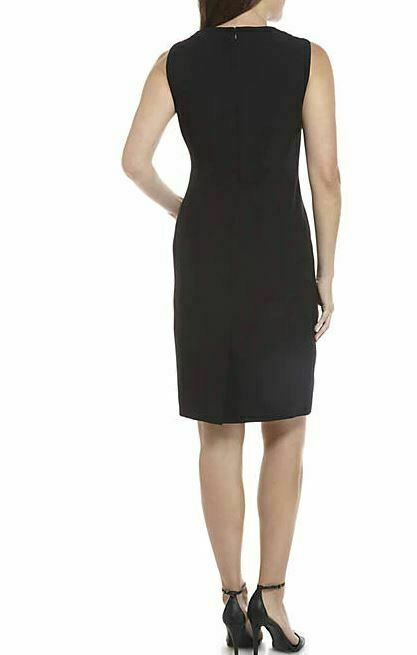 Perceptions New York Sleeveless Dress Black (Size: M, XL)