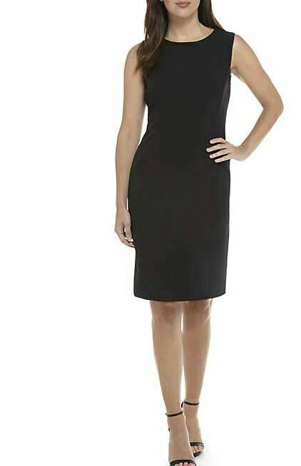 Perceptions New York Sleeveless Dress Black (Size: M, XL)