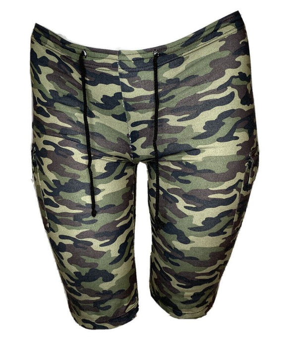 Revolution | Woodlawn Camouflage Cargo Soft Stretch Carpi Pants (Size: M)