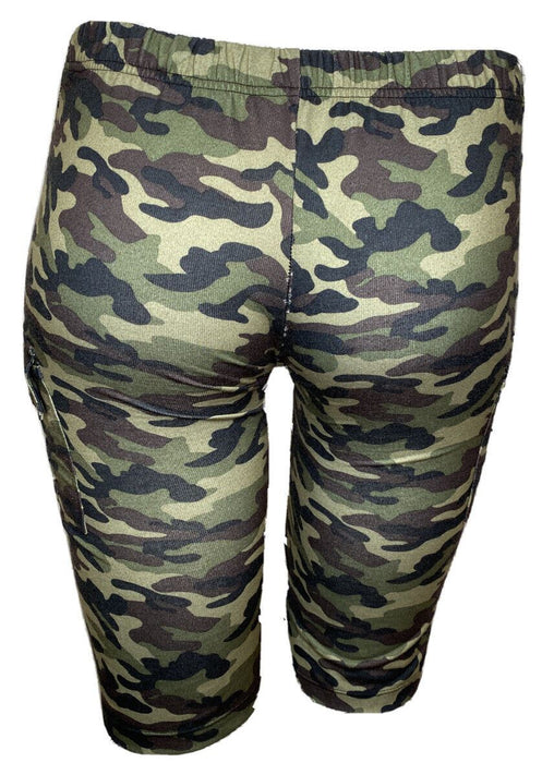 Revolution | Woodlawn Camouflage Cargo Soft Stretch Carpi Pants (Size: M)