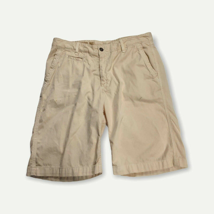 Trevero Flat Front 5 Pocket Men Shorts Beige (Size: 36 x 11)