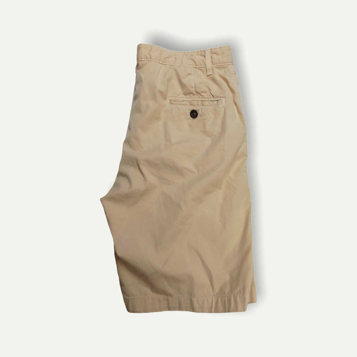 Trevero Flat Front 5 Pocket Men Shorts Beige (Size: 36 x 11)