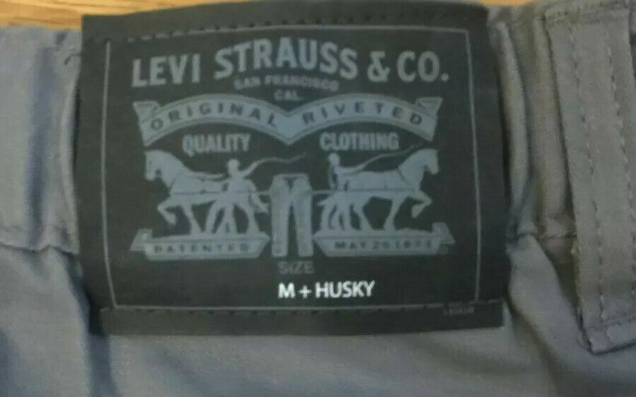 Levi's | Pull-ON Stretch Pants with Draw String | Gray (Size: M + Husky) New!!