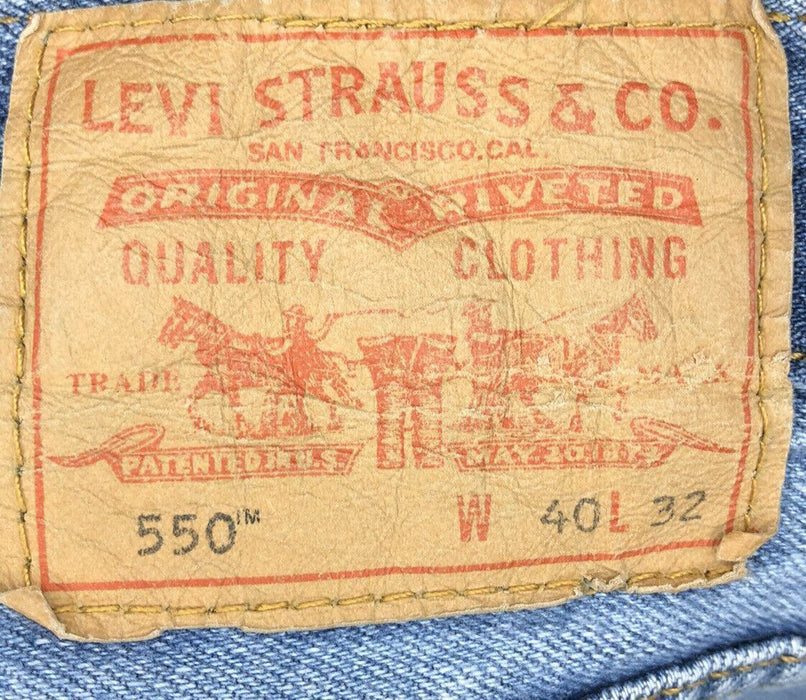 Levi's 550 Relaxed Fit Jeans Light Wash (Big & Tall: 40 x 32) 00554891