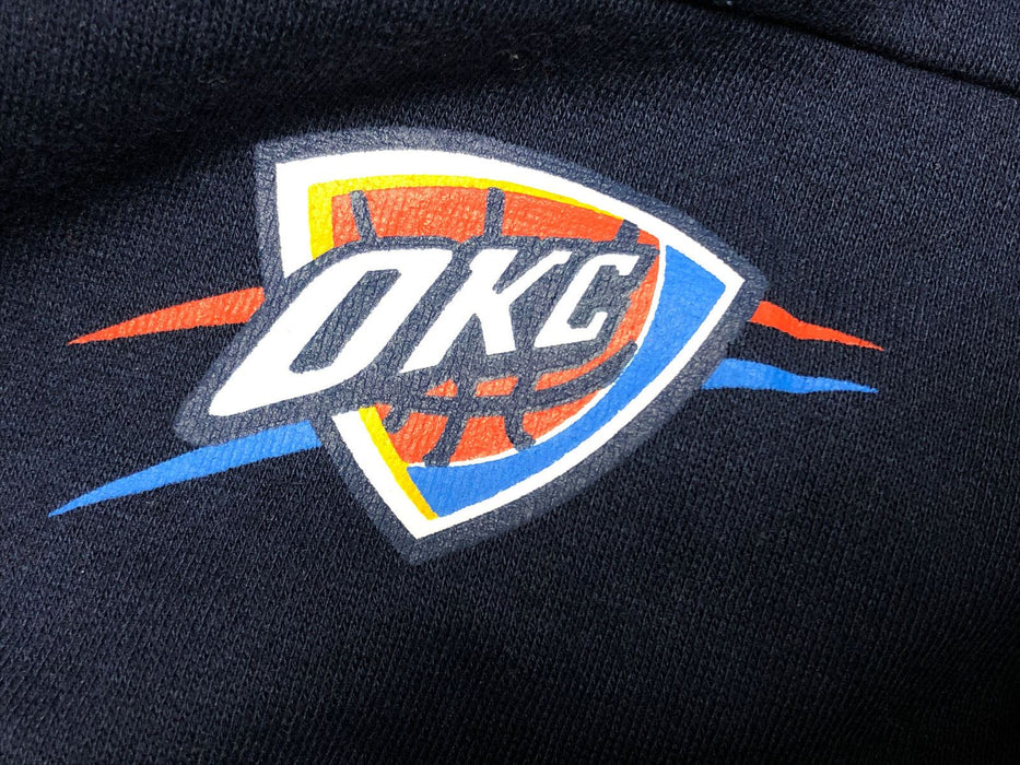 Oklahoman City NBA Women's Funnel Pullover Hoodie Sweater Blue (Size: L) New!