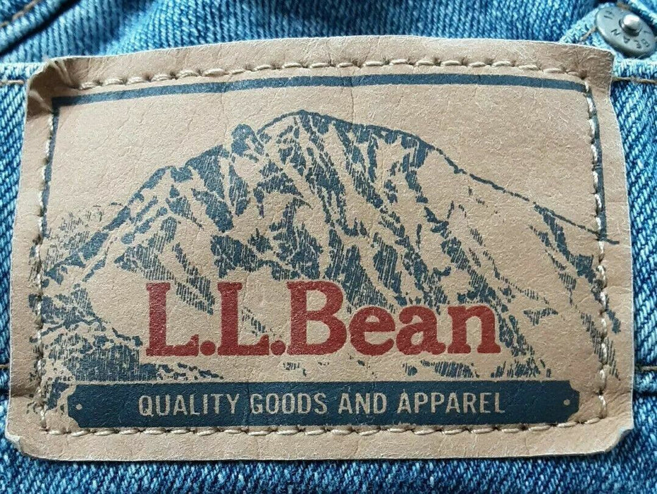 L.L. Bean Natural Fit 100% Cotton Jeans Med Wash (Size: 38 x 30)