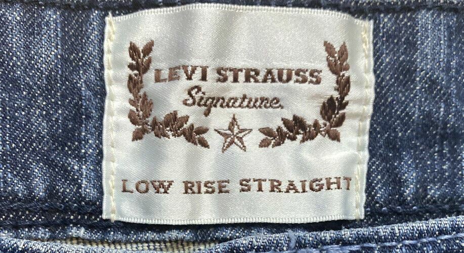 Levis Strauss | Low Rise Straight Jeans | Static Blue (Size: 10)