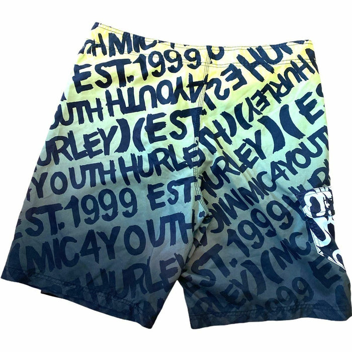 Hurley Board Swim Flat Front Shorts (Size: 36 x 10)