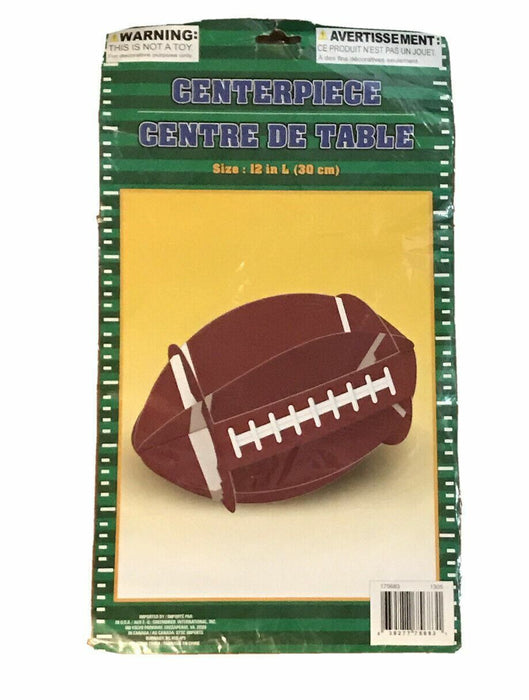 Centerpiece Football Dizzy Party Decor State Championship Game Super Bowl