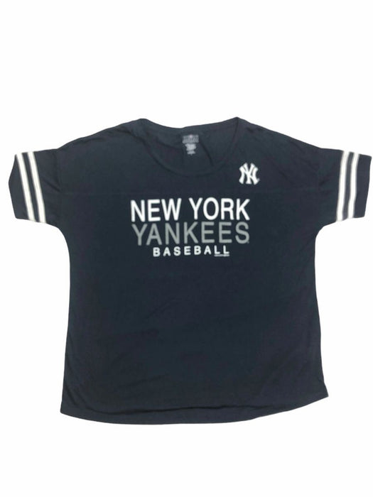 New York Yankee Men's Genuine Merchandise Team Shirt Navy Blue (Small, Large)