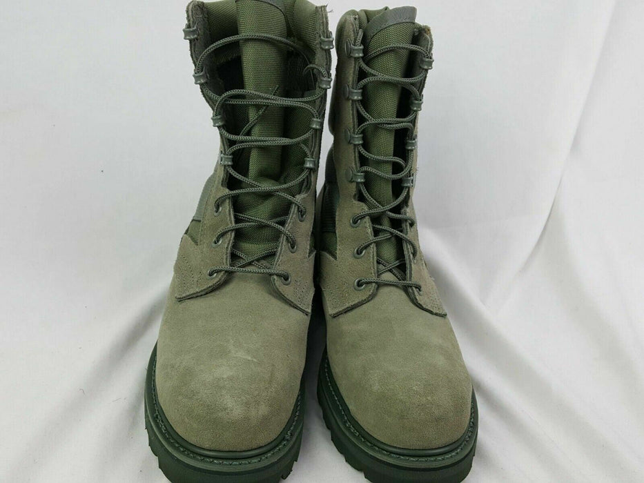 McRae | 8" Mil-Spec Steel Toe Hot Weather Men Boots | Olive (Size: 6.5 R) New!