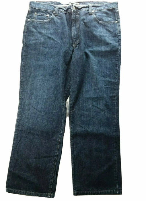 L.L.Bean 1912 Jeans Dark Wash Natural Fit (Big & Tall: 40 x 30)