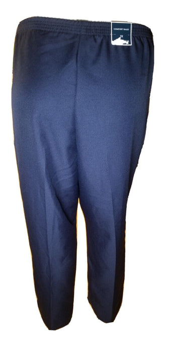 Karen Scott Comfort Waist Blue Women's Pants (Size: 3x)