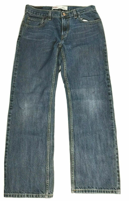 Levi's 505 Regular Straight Fit Jeans Dark Wash (Huskey Size: 20)