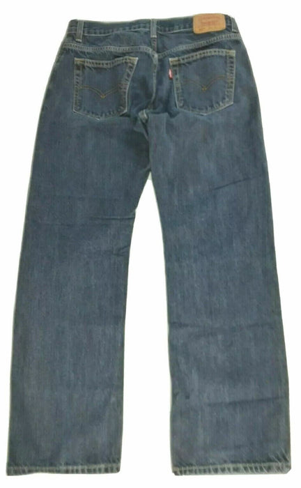 Levi's 505 Regular Straight Fit Jeans Dark Wash (Huskey Size: 20)