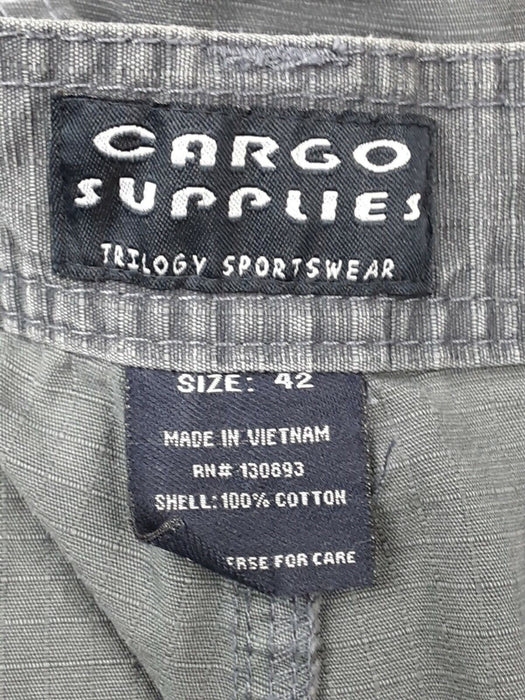 Cargo Supplies CS Cargo Ripstop Short Military Gray (Size: 42 x 12)