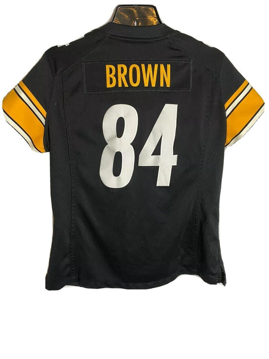 Pittsburg Steelers NFL Nike OnField Brown #84 Embroidered Jersey (Sz: L)